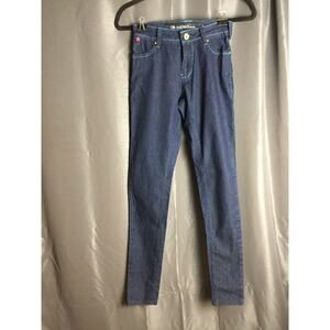 ECKO Red Denim Women’s Skinny Jeans Size 3/4 Blue Low Rise Stretch